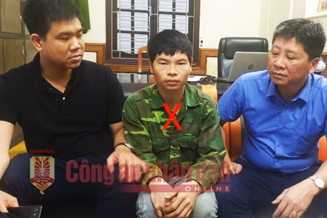 Đối tượng Lò Văn Hà (dấu X).