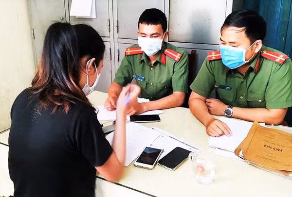 Tại cơ quan Công an, Lâm Thị Thúy Dương đã thừa nhận hành vi sai trái của mình.