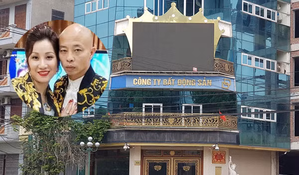 Vợ chồng Đường "Nhuệ" và trụ sở Công ty Đường Dương. Vợ chồng Đường "Nhuệ" và trụ sở Công ty Đường Dương.