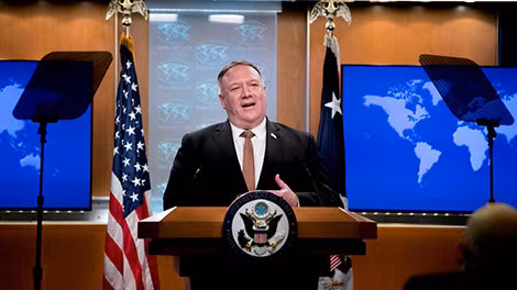 Ngoại trưởng Mỹ Mike Pompeo đã làm tất cả bất ngờ với tuyên bố lập trường của Mỹ về Biển Đông.