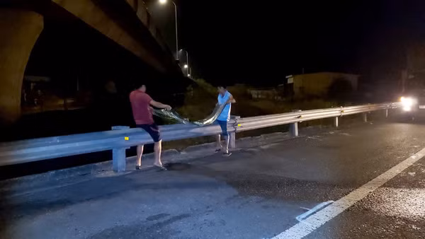 Xe đầu kéo có liên quan trong vụ tai nạn. Xe đầu kéo có liên quan trong vụ tai nạn.