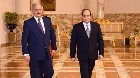 Mối quan hệ thân thiết với tướng Hafta khiến ông El Sisi không thể đứng ngoài.