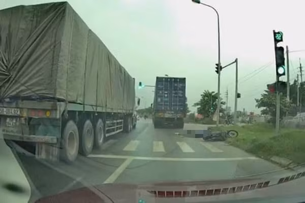 Hiện trường vụ tai nạn.