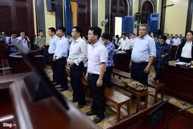 Nguyễn Minh Hùng và các đồng phạm tại tòa phúc thẩm ngày 19/10/2017
