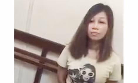 Nguyễn Thu Huyền bị bắt khi đang vận chuyển gần ½ kg ma tuý đá.