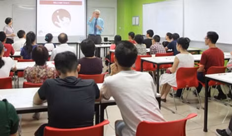 Một buổi lên lớp với giáo viên nước ngoài của các sinh viên Đại học Anh quốc Việt Nam
