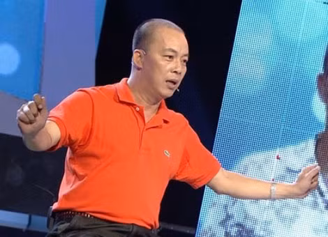 NSƯT Đức Hải trong chương trình Ghế không tựa, phát sóng trên VTV6.