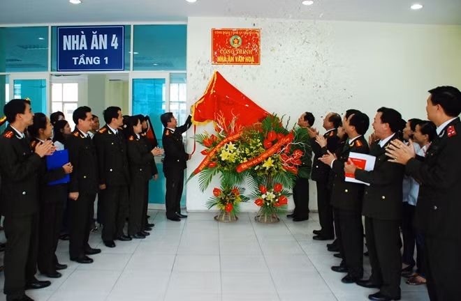 “Nhà ăn văn hóa”. Tác giả: Lê Lâm, Công đoàn Học viện ANND