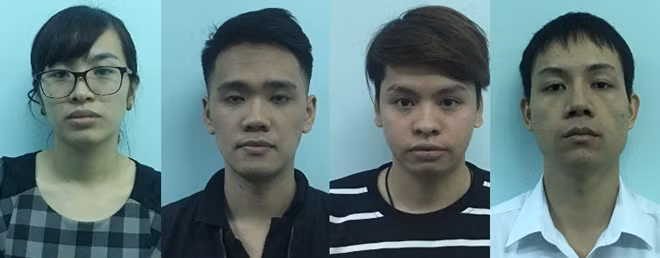 4 đối tượng bị bắt giữ.