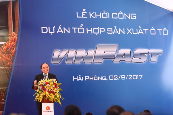Thủ tướng Nguyễn Xuân Phúc phát biểu tại Lễ khởi công