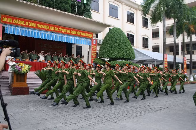 Các tân học viên ĐH PCCC