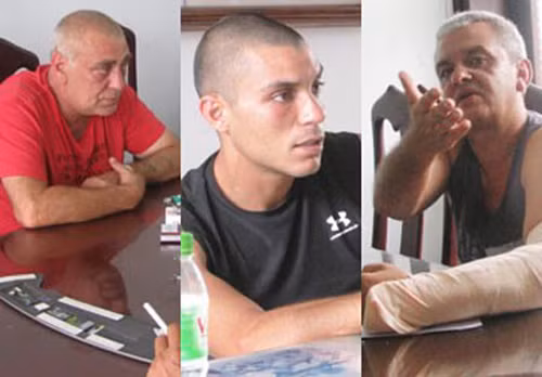 Korneev Valentin Nilolov, Genov Aleksandar Simeonov và Dimitrov Iliyan Plamenov (cùng mang quốc tịch Bulgaria) vì hành vi dùng thẻ ATM giả để rút tiền tại các trụ ATM. Ảnh: vnn.vn Korneev Valentin Nilolov, Genov Aleksandar Simeonov và Dimitrov Iliyan Plamenov (cùng mang quốc tịch Bulgaria) vì hành vi dùng thẻ ATM giả để rút tiền tại các trụ ATM. Ảnh: vnn.vn