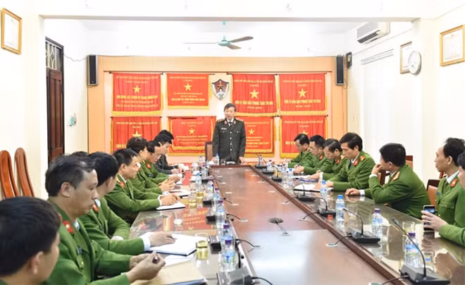 Bộ trưởng Tô Lâm phát biểu chỉ đạo tại Cục C47