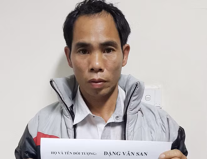 Đối tượng Đặng Văn San Đối tượng Đặng Văn San
