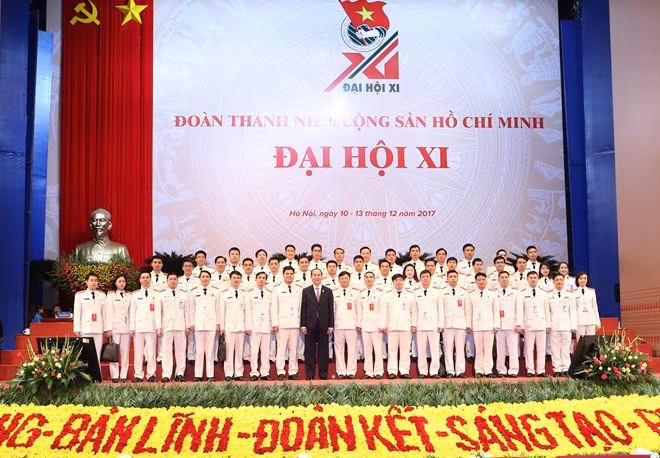 Chủ tịch nước Trần Đại Quang với các đại biểu CAND dự Đại hội