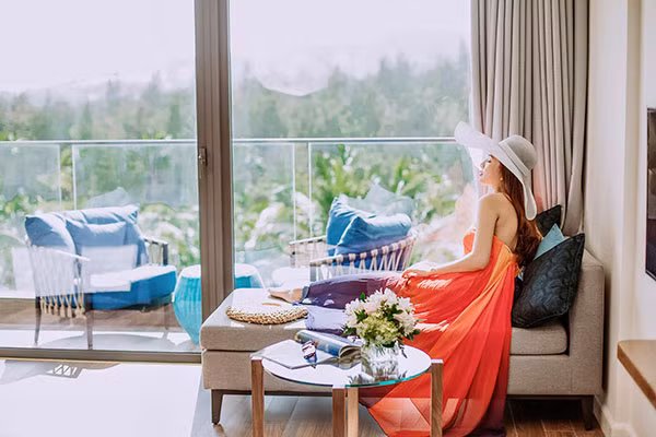 Không gian xanh ngập tràn tại FLC Quy Nhơn.
