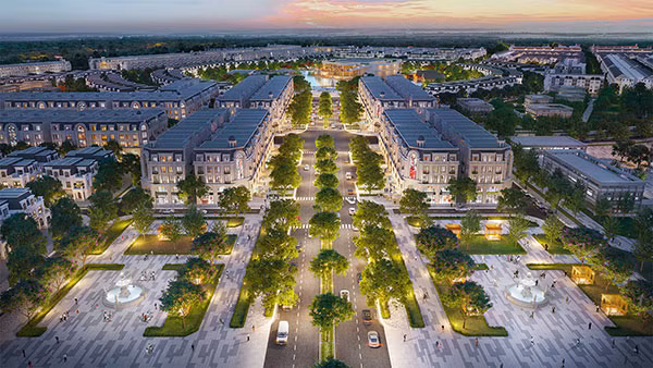 Khu nhà phố thương mại dự án Hinode Royal Park. Khu nhà phố thương mại dự án Hinode Royal Park.