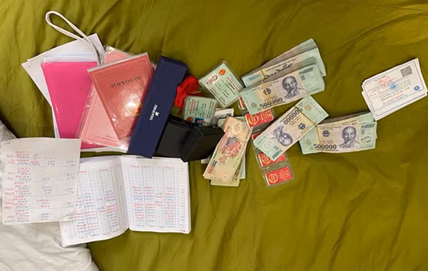 Tang vật của vụ án.