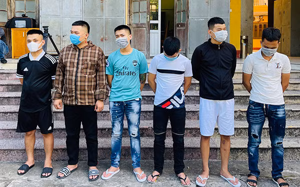 Các đối tượng trong vụ án.