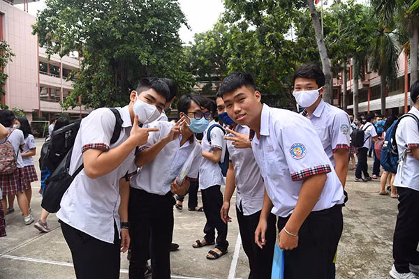 Thí sinh TP Hồ Chí Minh trong kỳ thi tốt nghiệp THPT 2020.
