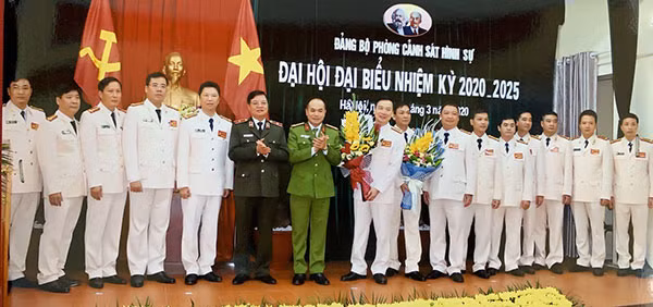 Cán bộ, chiến sỹ Phòng Cảnh sát hình sự Công an TP Hà Nội.