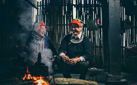 Bếp lửa vùng cao.