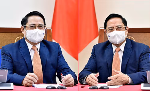 Thủ tướng Phạm Minh Chính và Thủ tướng Scott Morrison.