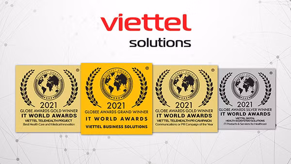 Viettel Solutions đạt giải cao nhất tại IT World Awards 2021.