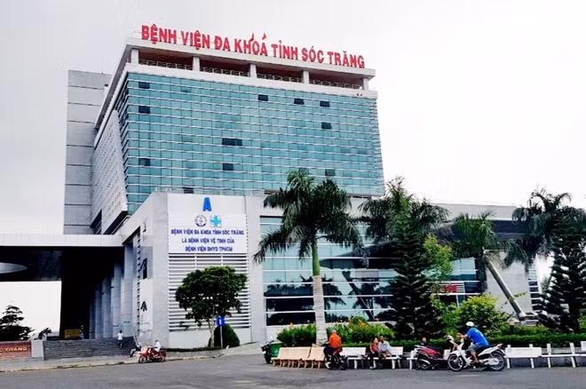 Bệnh viện đa khoa tỉnh Sóc Trăng khang trang, hiện đại.