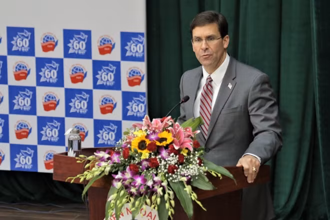 Bộ trưởng Quốc phòng Mỹ Mark Esper.