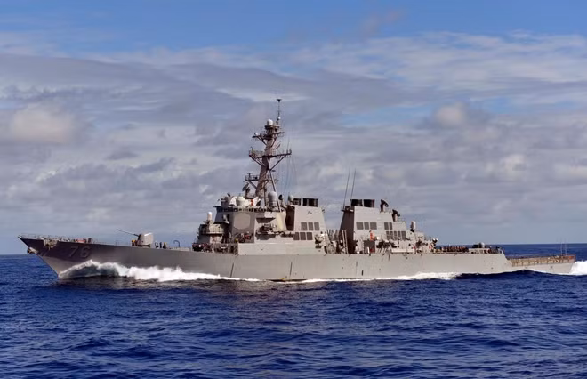 Tàu khu trục mang tên lửa dẫn đường USS Higgins. Ảnh Navy Today
