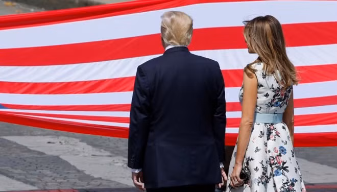 Tổng thống Mỹ Donald Trump và Phu nhân