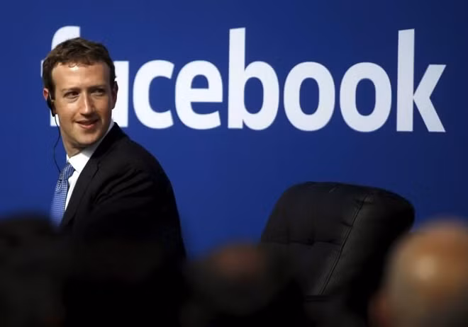 CEO của Facebook Mark Zuckerberg. Ảnh Reuters