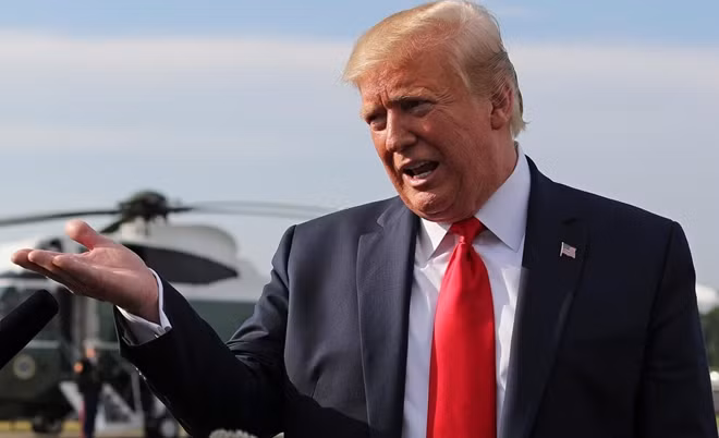 Tổng thống Mỹ Donald Trump. Ảnh Reuters.