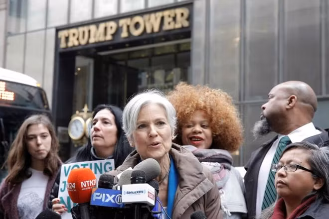 Bà Jill Stein, ứng cử viên Đảng Xanh