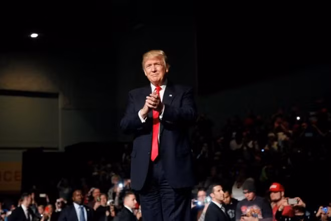 Tổng thống đắc cử Mỹ Donald Trump. Ảnh Reuters