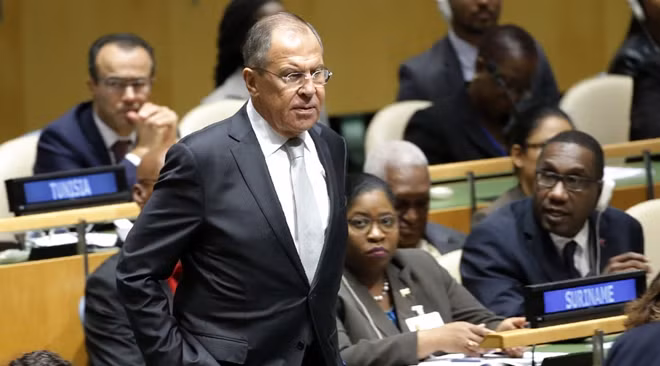 Ngoại trưởng Nga Sergei Lavrov. Ảnh Reuters
