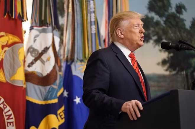 Tổng thống Mỹ Donald Trump. Ảnh Reuters.