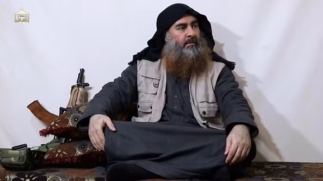 Abu Bakr al-Baghdadi. Ảnh NBC.