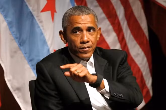 Cựu Tổng thống Mỹ Barack Obama. Ảnh AP