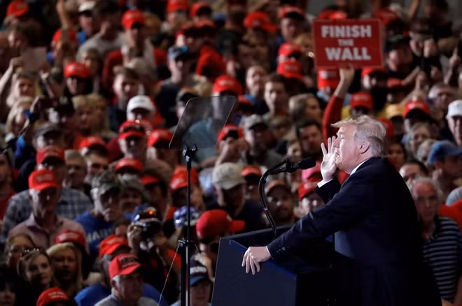 Đương kim Tổng thống Donald Trump. Ảnh Reuters.