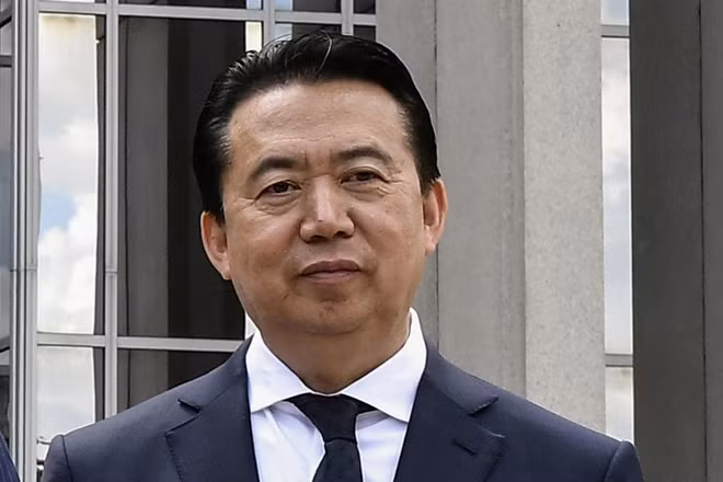 Chủ tịch Interpol Mạnh Hoành Vĩ. Ảnh Reuters