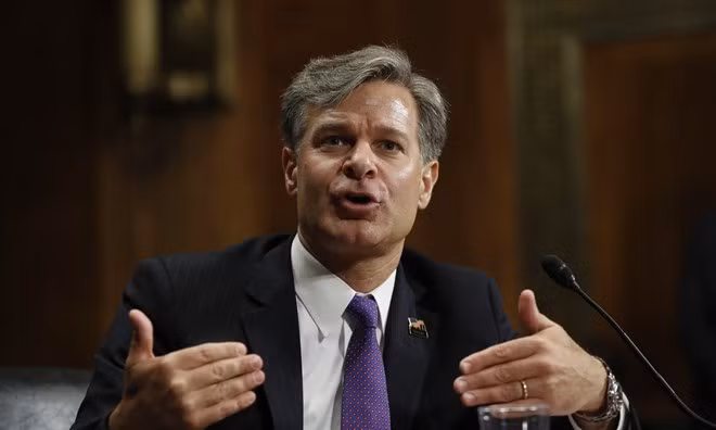 Ông Christopher Wray, tân Giám đốc Cục Điều tra Liên bang (FBI). Ảnh: Reuters Ông Christopher Wray, tân Giám đốc Cục Điều tra Liên bang (FBI). Ảnh: Reuters