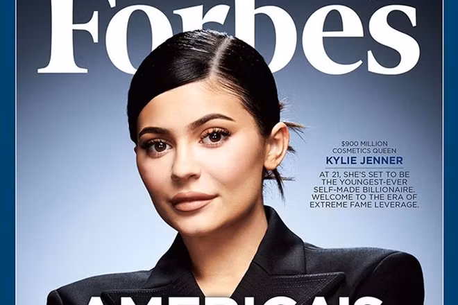 Kylie Jenner, "tỷ phú tự thân trẻ nhất mọi thời đại".