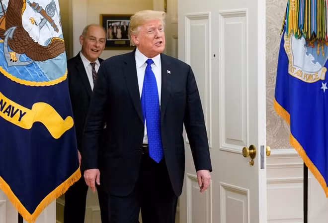 Tổng thống Mỹ Donald Trump đang cân nhắc người đảm nhận vị trí Chánh văn phòng Nhà Trắng. Ảnh Reuters.