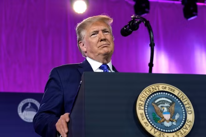 Tổng thống Mỹ Donald Trump. Ảnh Reuters.