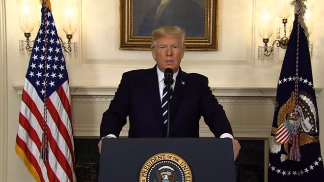 Tổng thống Mỹ Donald Trump. Ảnh Getty