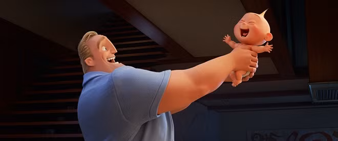 Mr. Incredible ...ở nhà trông con với hàng loạt những rắc rối rất đời thường và đáng yêu