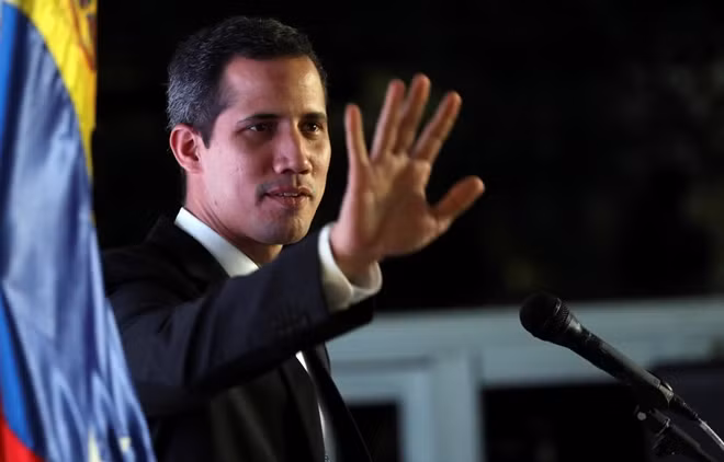 Thủ lĩnh phe đối lập Juan Guaido. Ảnh Reuters.