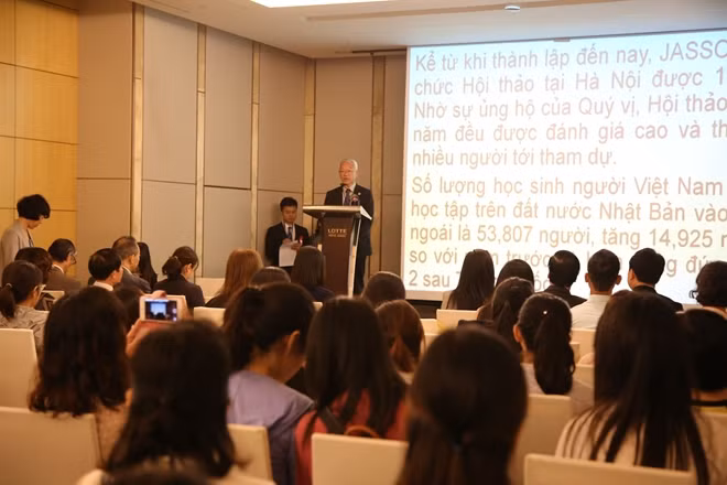 Hội thảo là sự kiện du học lớn nhất trong các hoạt động của JASSO và nhận được sự ủng hộ và hợp tác vô cùng to lớn từ các cơ quan hữu quan của cả hai nước, như Bộ Giáo dục và Đào tạo Việt Nam, Hội Cựu lưu học sinh Việt Nam tại Nhật Bản và đặc biệt là khoảng 80 cơ quan giáo dục Nhật Bản.